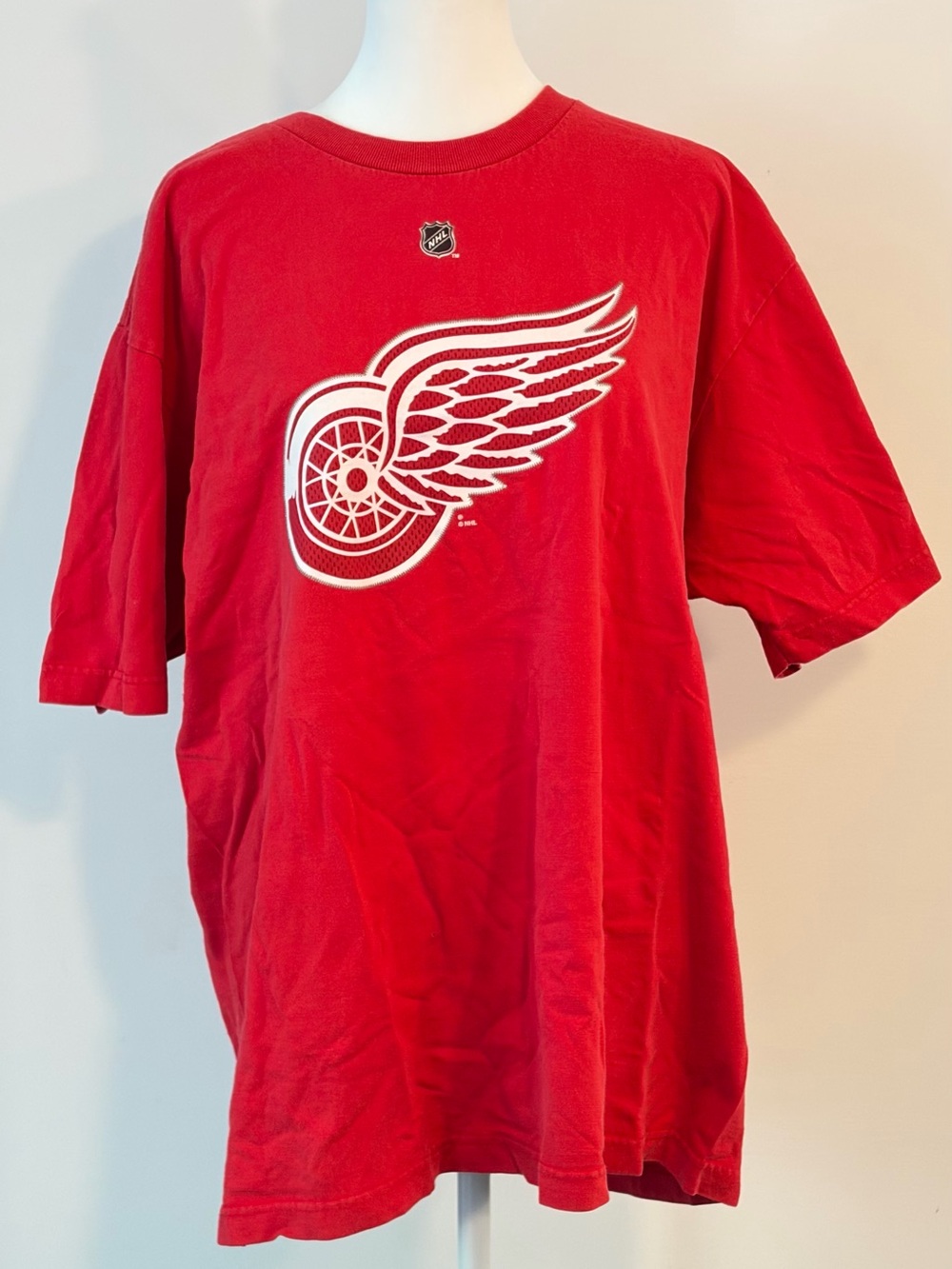 Reebok Red Logo Cotton Crewneck Tee